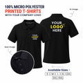 PrintMine.in Custom Logo Micro Polyester Polo T-Shirt