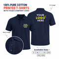 PrintMine.in Custom Logo Cotton Polo T-Shirt